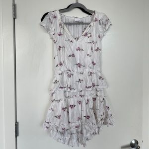 VICI DOLLS WHITE FLORAL SMOCKED DRESS